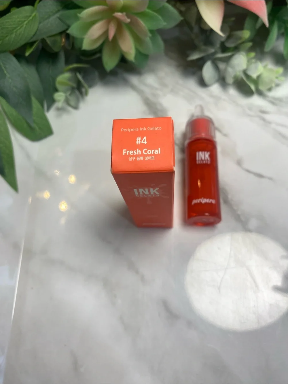 NIB Peripera Ink Gelato Lip Tint — Fresh Coral